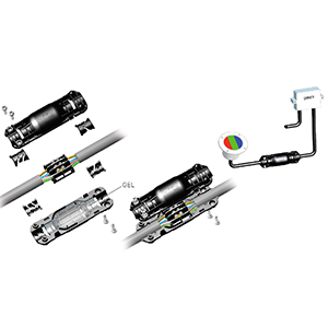 5650 - 2 Ways IP68 Waterproof Junction Boxes/Connectors