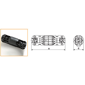 5650/3 - 2 Ways IP68 Waterproof Junction Boxes/Connectors