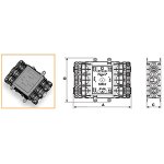 5625 - 6 Ways IP68 Waterproof Junction Boxes/Connectors