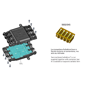 5625 - 6 Ways IP68 Waterproof Junction Boxes/Connectors