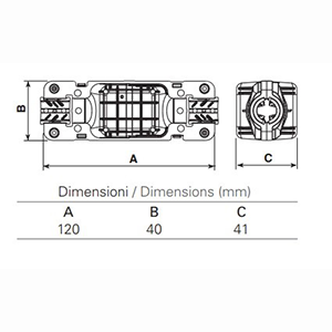5660/6 - 2 Ways IP68 Waterproof Junction Boxes/Connectors