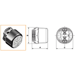5693 - 3 Ways IP68 Waterproof Junction Boxes/Connectors