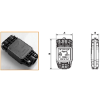 5697/3 - 3 Ways IP68 Waterproof Junction Boxes/Connectors