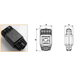 5697/5 - 3 Ways IP68 Waterproof Junction Boxes/Connectors