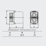 5630 - 2 Ways IP68 Waterproof Junction Boxes/Connectors