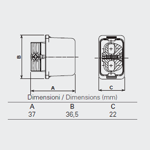 5630 - 2 Ways IP68 Waterproof Junction Boxes/Connectors