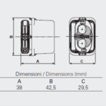 5633 - 2 Ways IP68 Waterproof Junction Boxes/Connectors
