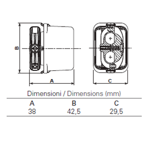 5633/6 - 2 Ways IP68 Waterproof Junction Boxes/Connectors