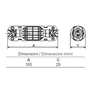 5650/3 - 2 Ways IP68 Waterproof Junction Connectors