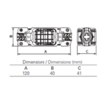 5660/2 - 2 Ways IP68 Waterproof Junction Boxes/Connectors