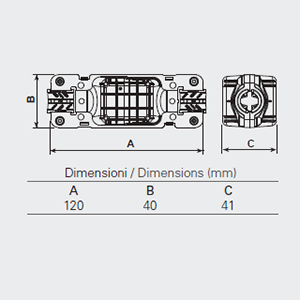 5660/3 - 2 Ways IP68 Waterproof Junction Boxes/Connectors
