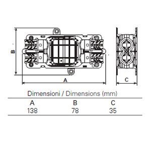 5660/4 - 4 Ways IP68 Waterproof Junction Boxes/Connectors