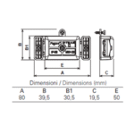 5664/20 - 4 Ways IP68 Waterproof Junction Boxes/Connectors