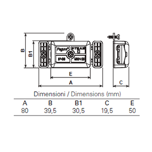 5664/20 - 4 Ways IP68 Waterproof Junction Boxes/Connectors