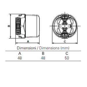 5695/3 - 3 Ways IP68 Waterproof Junction Boxes/Connectors