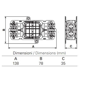 5660/4/46 - 4 Ways IP68 Waterproof Junction Boxes/Connectors