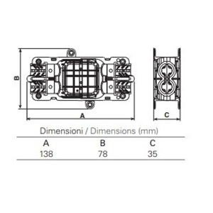 5660/4/55 - 4 Ways IP68 Waterproof Junction Boxes/Connectors