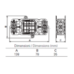 5660/4/55 - 4 Ways IP68 Waterproof Junction Boxes/Connectors