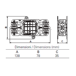 5660/4/55 - 4 Ways IP68 Waterproof Junction Boxes/Connectors