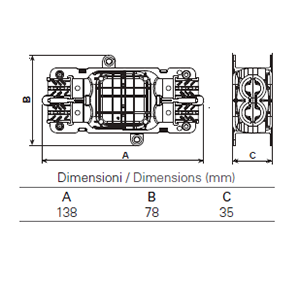 5660/5 - 4 Ways IP68 Waterproof Junction Boxes/Connectors