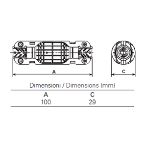 IP68 Waterproof Connector-5650-20-2ways-dimension