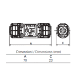 5695/1 - 2 Ways IP68 Waterproof Junction Connectors